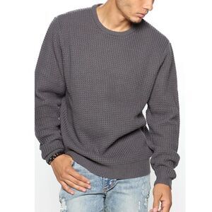 Everyday the Label Men Dark Gray Cardigans